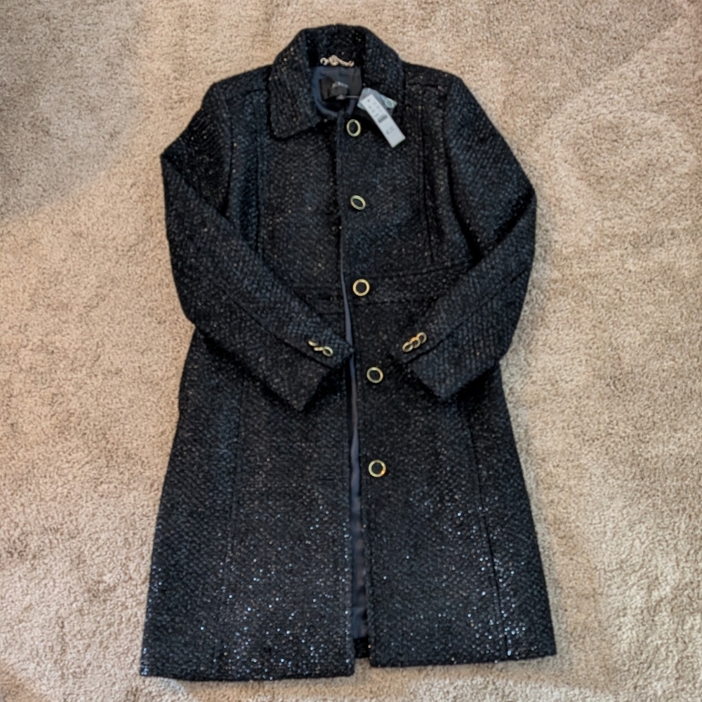 NWT J. Crew Lady Day Coat in Shimmer Tweed - Picture 5 of 8